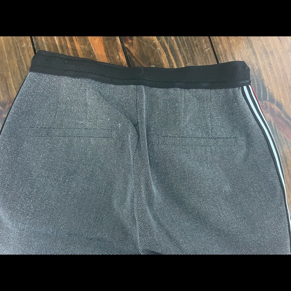 Zara Gray Pants with Red and White Stripes - Picture 4 of 7